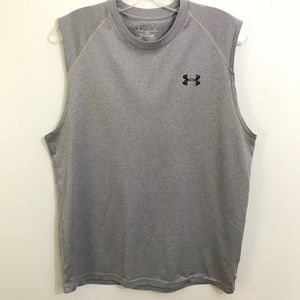 Under Armour Men's Gray Loose Heatgear Tank